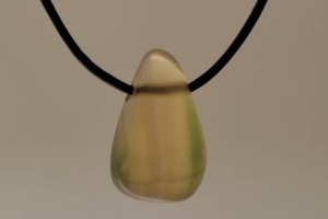 Anhänger gebohrt Fluorit