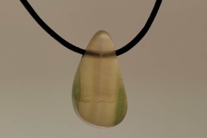 Anhänger gebohrt Fluorit